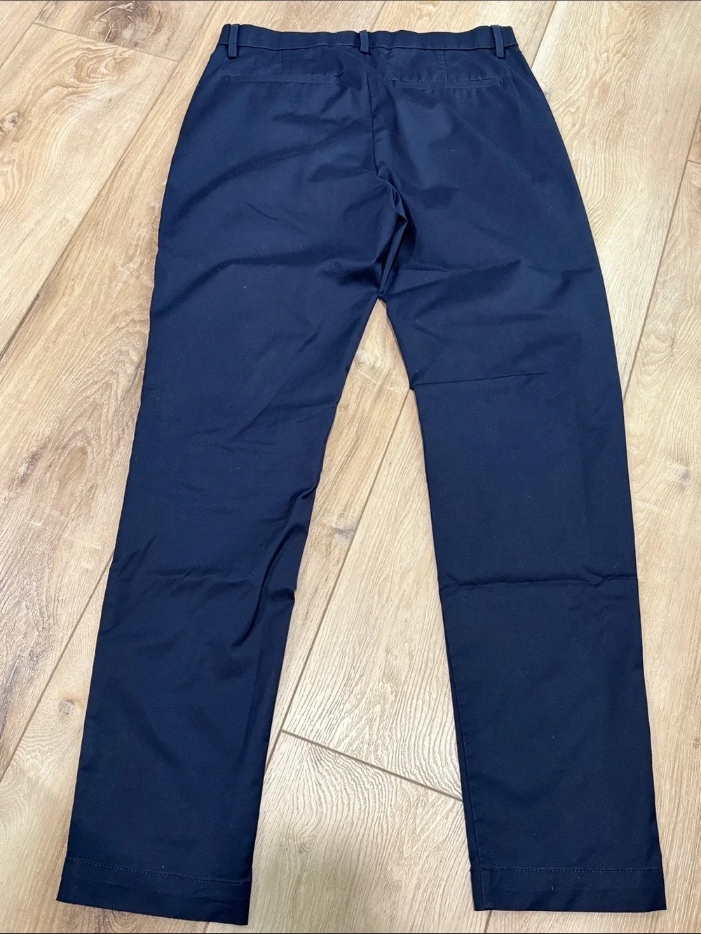 Banana Republic Navy Straight-Leg Chinos; 31x32